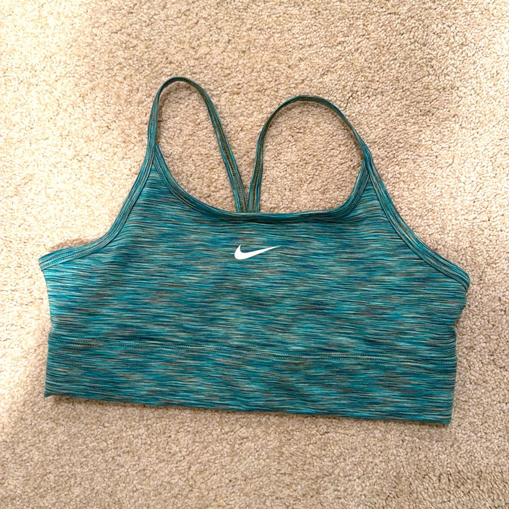 Nike Dri-fit green sports bra size large